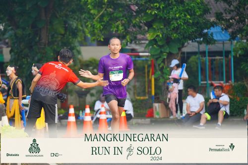 Race photo from Mangkunegaran Run 2024