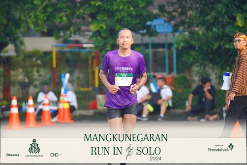 Race photo from Mangkunegaran Run 2024