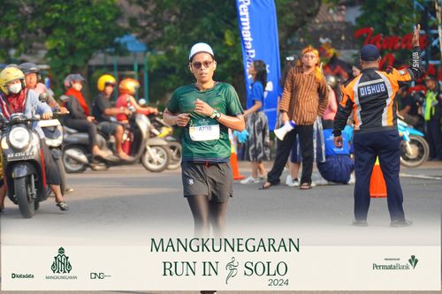 Race photo from Mangkunegaran Run 2024