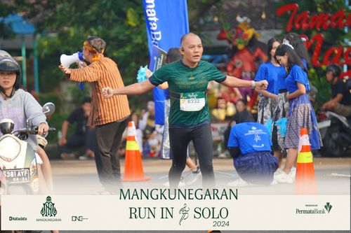 Race photo from Mangkunegaran Run 2024