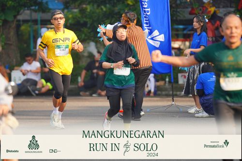 Race photo from Mangkunegaran Run 2024