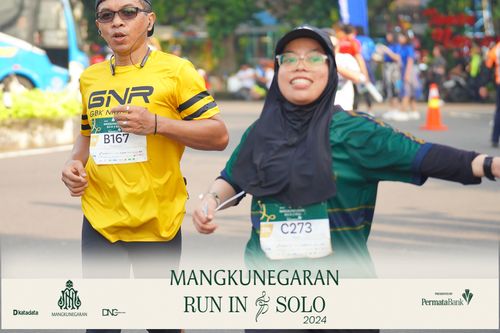 Race photo from Mangkunegaran Run 2024