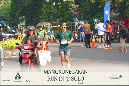 Race photo from Mangkunegaran Run 2024