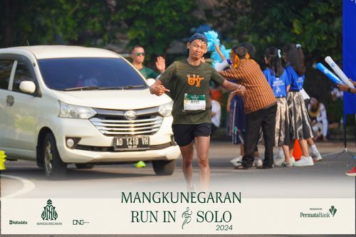Race photo from Mangkunegaran Run 2024