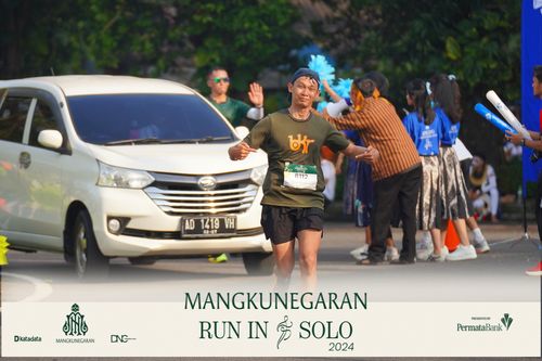 Race photo from Mangkunegaran Run 2024