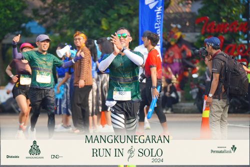 Race photo from Mangkunegaran Run 2024
