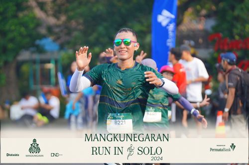 Race photo from Mangkunegaran Run 2024
