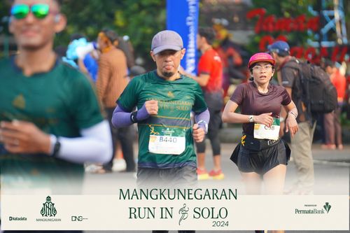 Race photo from Mangkunegaran Run 2024