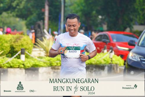 Race photo from Mangkunegaran Run 2024