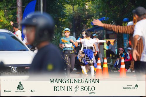 Race photo from Mangkunegaran Run 2024