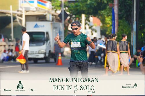 Race photo from Mangkunegaran Run 2024