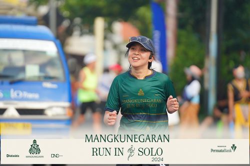 Race photo from Mangkunegaran Run 2024