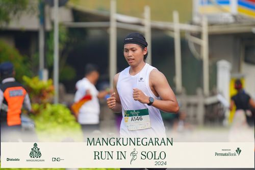Race photo from Mangkunegaran Run 2024