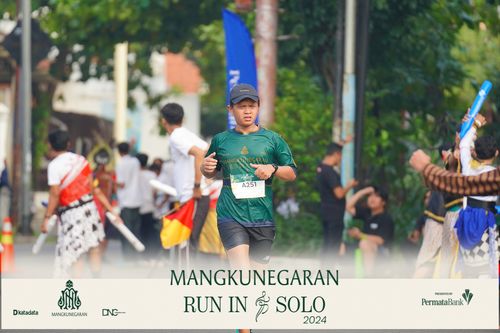Race photo from Mangkunegaran Run 2024