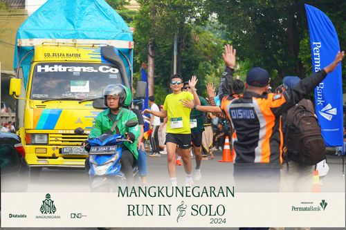 Race photo from Mangkunegaran Run 2024