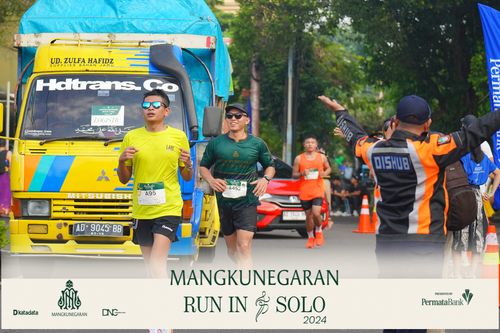 Race photo from Mangkunegaran Run 2024