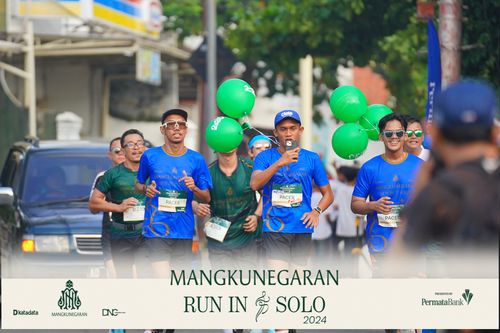 Race photo from Mangkunegaran Run 2024