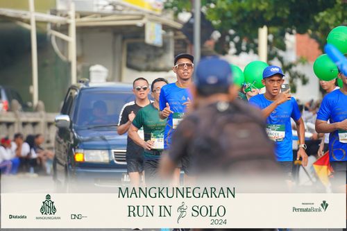 Race photo from Mangkunegaran Run 2024