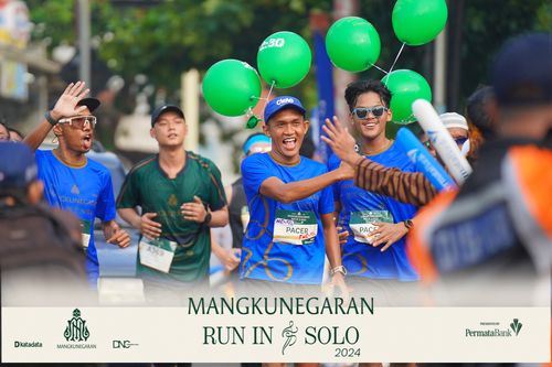 Race photo from Mangkunegaran Run 2024