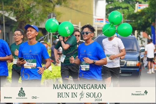 Race photo from Mangkunegaran Run 2024