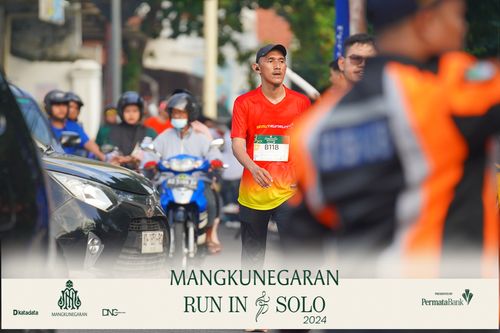 Race photo from Mangkunegaran Run 2024