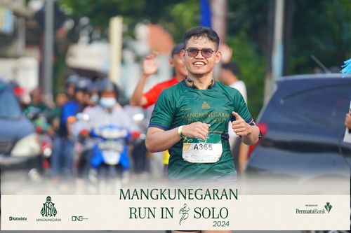 Race photo from Mangkunegaran Run 2024