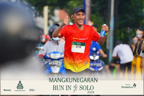 Race photo from Mangkunegaran Run 2024