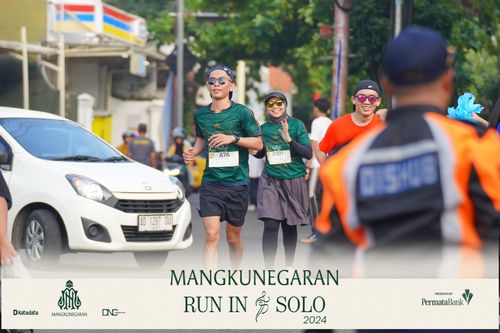 Race photo from Mangkunegaran Run 2024