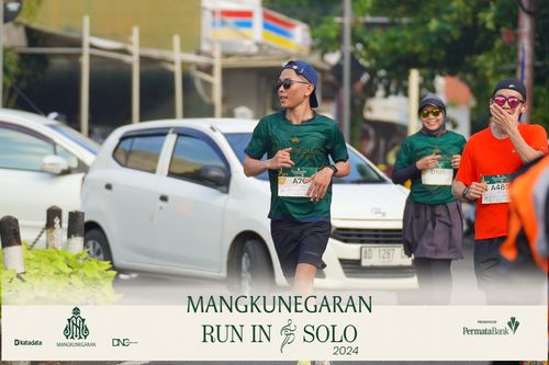 Race photo from Mangkunegaran Run 2024