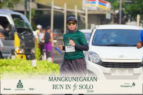 Race photo from Mangkunegaran Run 2024