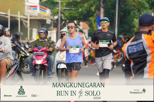 Race photo from Mangkunegaran Run 2024