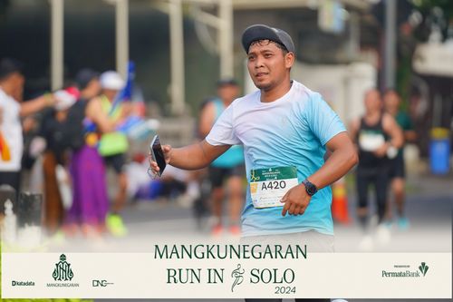 Race photo from Mangkunegaran Run 2024