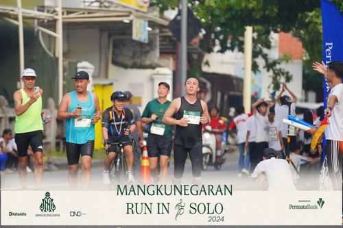 Race photo from Mangkunegaran Run 2024