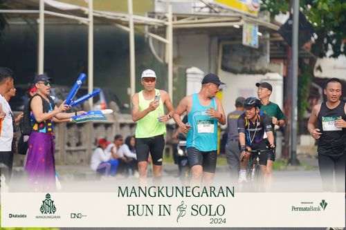 Race photo from Mangkunegaran Run 2024