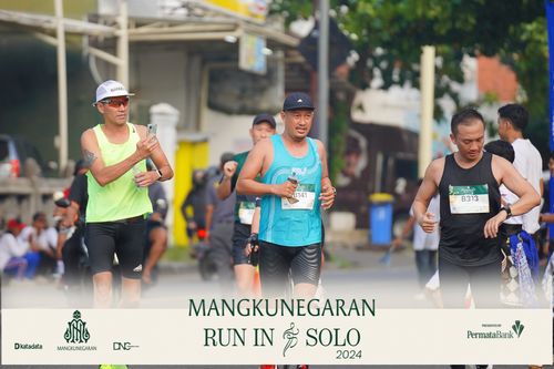 Race photo from Mangkunegaran Run 2024