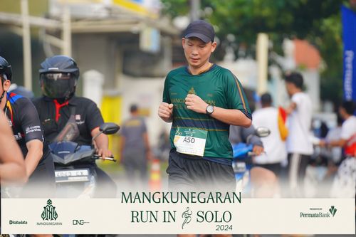 Race photo from Mangkunegaran Run 2024