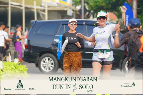 Race photo from Mangkunegaran Run 2024