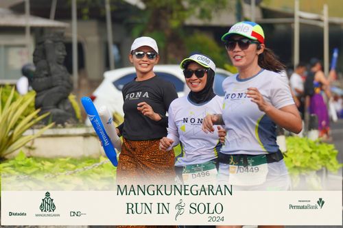 Race photo from Mangkunegaran Run 2024
