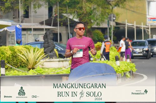 Race photo from Mangkunegaran Run 2024