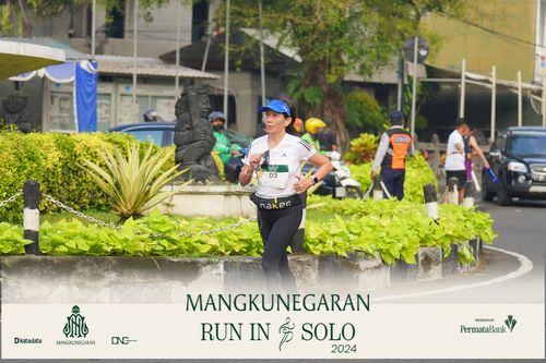 Race photo from Mangkunegaran Run 2024