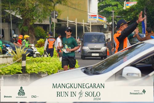 Race photo from Mangkunegaran Run 2024