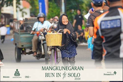 Race photo from Mangkunegaran Run 2024