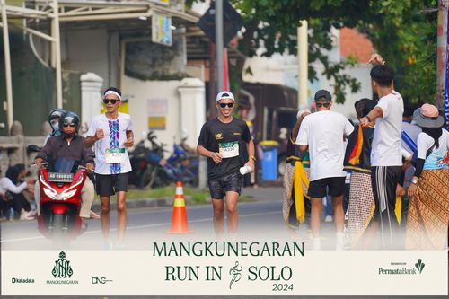 Race photo from Mangkunegaran Run 2024