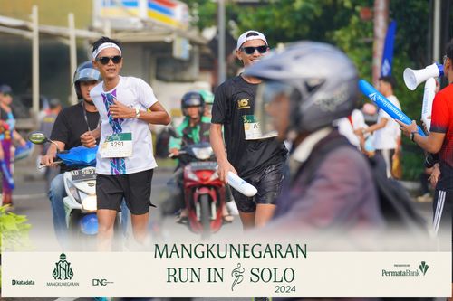 Race photo from Mangkunegaran Run 2024