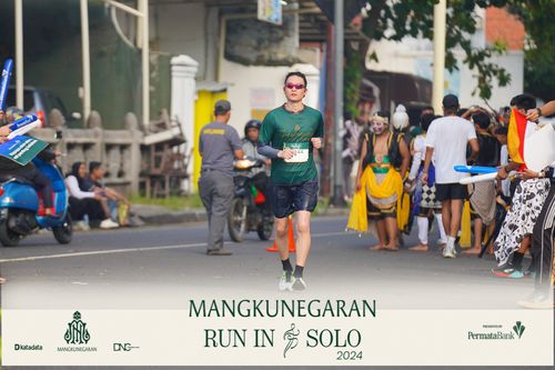 Race photo from Mangkunegaran Run 2024