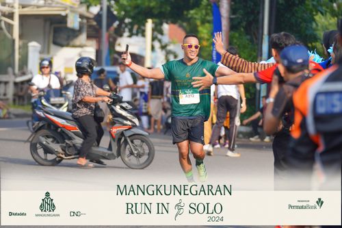 Race photo from Mangkunegaran Run 2024