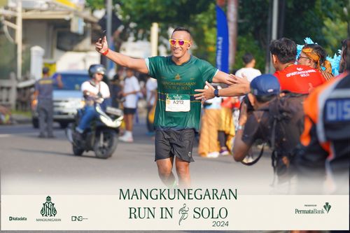 Race photo from Mangkunegaran Run 2024