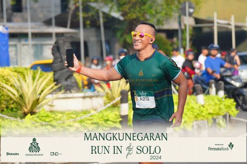 Race photo from Mangkunegaran Run 2024