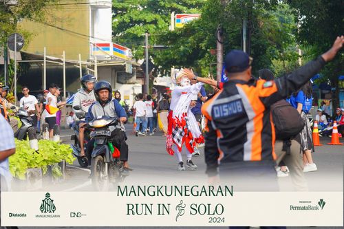 Race photo from Mangkunegaran Run 2024