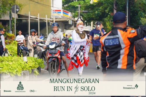 Race photo from Mangkunegaran Run 2024